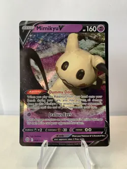 Mimikyu V SWSH09: Brilliant Stars #068/172 Pokemon Card TCG - Image 1
