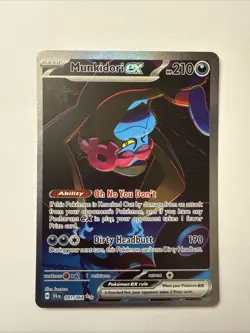Munkidori EX 091/064 SIR 2024 Pokemon Shrouded Fable Full Art Card NM+ - Image 1