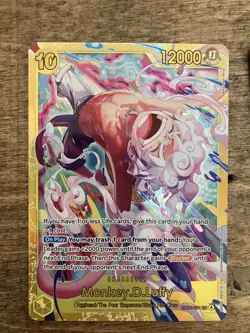 Monkey D. Luffy OP15 EB04-061 SEC ONE PIECE Card Game ENGLISH NM - Image 1