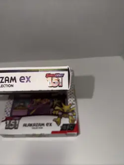 2 Pokemon Scarlet & Violet 151 Alakazam EX Collection Box Dented Box, Cards Fine - Image 3
