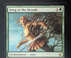 MTG Song of the Dryads- DAMAGED -Commander Anthology Magic the Gathering Card - Image 3