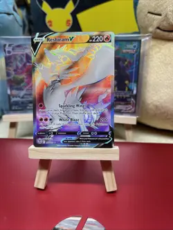 Reshiram V (Full Art) 172/195 -Silver Tempest🔥 plus free bonus card🔥 - Image 1