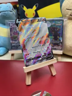 Reshiram V (Full Art) 172/195 -Silver Tempest🔥 plus free bonus card🔥 - Image 2