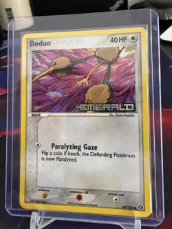 Pokemon Card - Doduo EX Emerald 45/106 Reverse Holo Stamped NM - Image 1