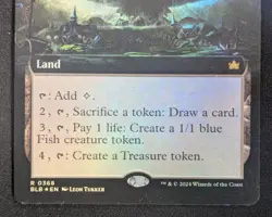 MTG FOIL Fountainport- DAMAGED -Bloomburrow Magic the Gathering Card # 368 - Image 4