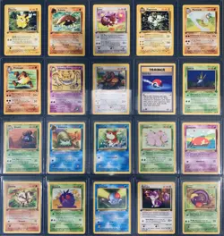 1st Edition Pokemon Card Bundle - LOT of 20 Vintage Cards - Image 1