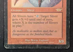 MTG Magma Sliver- DAMAGED -Legions Magic the Gathering Card # 107 - Image 4