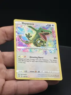Pokemon TCG Rayquaza Card 138/185 Vivid Voltage Rare Card in NM Condition - Image 4