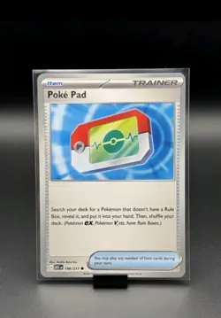 Poke Pad 198/217 Trainer Card Ascended Heroes NM Pokemon TCG - Image 1