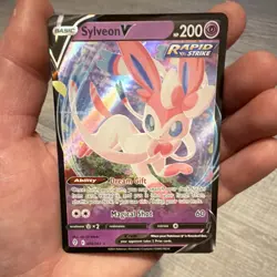 Pokemon TCG Sylveon V & Dark Sylveon V Foil Card Lot - 3 Cards - Image 3