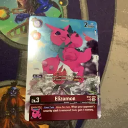 Elizamon Time Stranger Box Topper Alternate Art U BT24-008 NM Digimon Card Game - Image 1