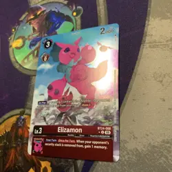 Elizamon Time Stranger Box Topper Alternate Art U BT24-008 NM Digimon Card Game - Image 2