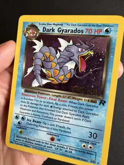 Dark Gyarados 8/82 Pre Release Team Rocket Rare Holo Pokemon Card - Image 3