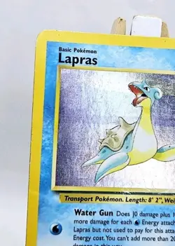Pokemon TCG Lapras Fossil Holo Unlimited Rare Card 10/62 - Image 2