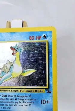 Pokemon TCG Lapras Fossil Holo Unlimited Rare Card 10/62 - Image 3
