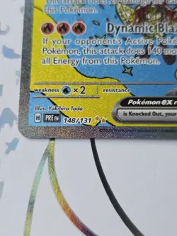 Hearthflame Mask Ogerpon EX 148/131 Pokemon Card Prismatic Evolutions Holo Rare - Image 2