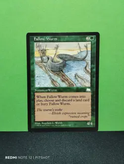 Fallow Wurm / Brachlandwurm - MTG Magic - Image 1