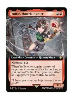 MTG | Yuffie, Materia Hunter #0158 | FINAL FANTASY | EXTENDED ART | NM | EN - Image 1