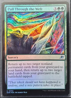 MTG Edge Of Eternities Pull Through the Weft Foil (Uncommon) - Image 1