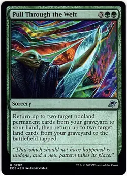MTG Edge Of Eternities Pull Through the Weft Foil (Uncommon) - Image 2