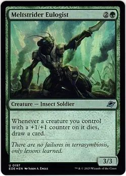 MTG Edge Of Eternities Melstrider Eulogist Foil (Uncommon) - Image 2