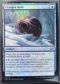 MTG Edge Of Eternities Cryogen Relic Foil (Common) - Image 1