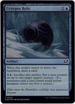 MTG Edge Of Eternities Cryogen Relic Foil (Common) - Image 2