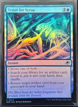 MTG Edge Of Eternities Scour For Scrap Foil (Uncommon) - Image 1