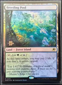 MTG Edge Of Eternities Breeding Pool PreRelease Foil (Rare) - Image 1