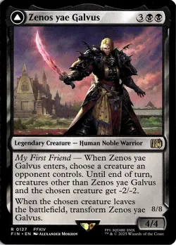 Zenos yae Galvus Shinryu, Transcendent Rival R MTG Final Fantasy M/NM, Eng - Image 1