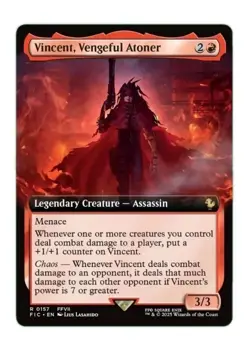 MTG | Vincent, Vengeful Atoner #0157 | FINAL FANTASY | EXTENDED ART | NM | EN - Image 1