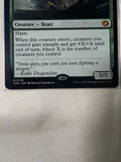 MTG, Tarkir Dragonstorm | Craterhoof Behemoth, Non-Foil - Image 4