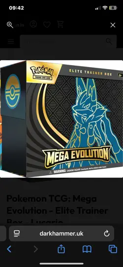 Pokemon Center Mega Evolutions Both ETBS + Enhanced Booster Box - PRESALE! - Image 1
