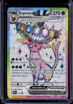 2023-25 Pokemon SV Black Star Promos Espeon ex #175 - Image 1