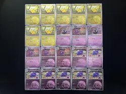 2025 Pokemon TCG S-Chinese 151C Pikachu Gengar #025/151 C Holo Lot*20 PC46 - Image 2