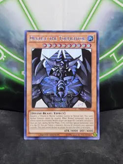Yugioh Obelisk the Tormentor TN19-EN007 Prismatic Secret Rare NM - Image 1