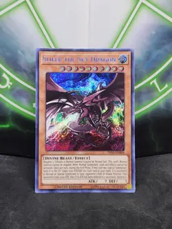 Yugioh Slifer the Sky Dragon TN19-EN008 Prismatic Secret Rare NM - Image 1