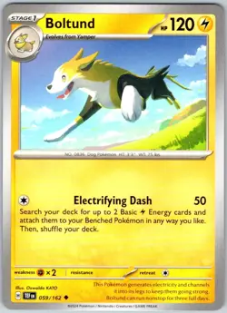 Boltund 059/162 Near Mint SV05: Temporal Forces Pokemon Shipnow - Image 1