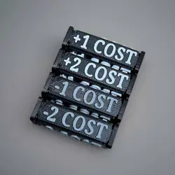 TCG Cost-Tokens +/-1 bis +/-4 | One Piece & Fusion World | 4er-Set - Image 2