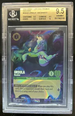 2024 Disney Lorcana Ursula Deceiver Promos #03/D23 BGS 9.5 - Image 1