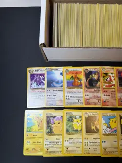 Huge Collection Bulk Lot of 600+ Pokemon Cards Mixed WOTC-XY Vintage HP-DAMAGED - Image 2