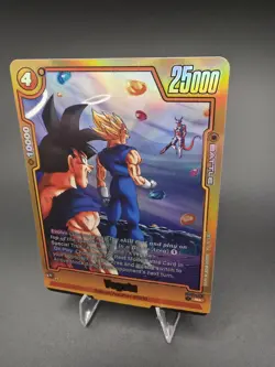 Dragon Ball Super Vegeta FB09-093 R Foil Evolve Battle Card 25000 Power - Image 2