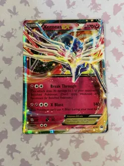 LP Xerneas EX XY07 Black Star Promo XY Holo Pokemon card English 2014 - Image 1