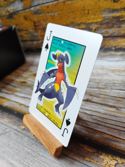Garchomp - 2007 Dialga Diamond &Pearl Poker Deck - Pokemon Playing Card - Image 2