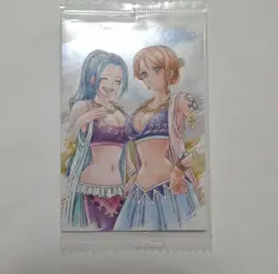 PREORDER Vivi & Nami No.7 SEALED One Piece Our Memories Wafer Card Bandai Japan - Image 1