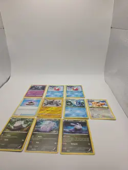 Lot of 10 Pokemon Cards Base Set including Dusclops Delibird Magnezone Frogadier - Image 2