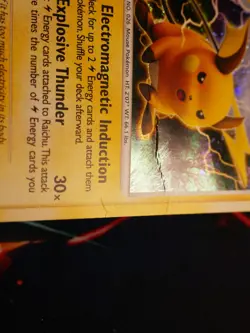 HP/DMG Pokemon RAICHU Card (Diamond Pearl) BLACK STAR PROMO Set DP21 Holo Foil - Image 5