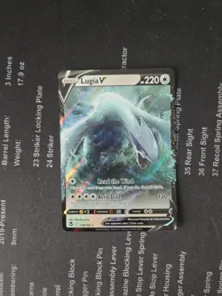 Lugia V 138/195 Full Art 2022 Pokemon Silver Tempest Holo Rare Card NM - Image 1