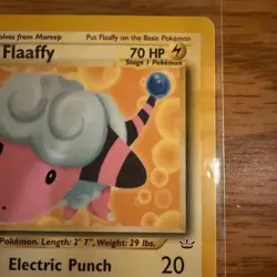 Flaaffy 28/64 Neo Revelation 1st Edition Uncommon Pokemon Card - Image 3