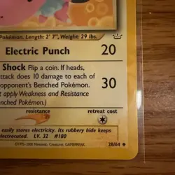 Flaaffy 28/64 Neo Revelation 1st Edition Uncommon Pokemon Card - Image 5